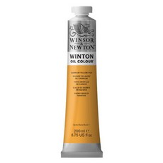 WINSOR&NEWTON 溫莎牛頓 Winton學生級油畫顏料 鎘黃色, 200ml, 1色