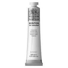 WINSOR&NEWTON 溫莎牛頓 Winton學生級油畫顏料 鈦白色, 200ml, 1色