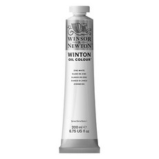 WINSOR&NEWTON 溫莎牛頓 Winton學生級油畫顏料 鋅白色, 200ml, 1色
