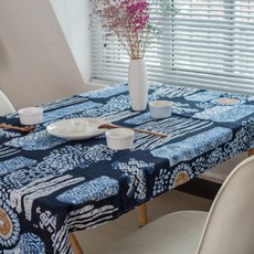 icodi 嬉皮桌布, 藍色, 70 x 70 厘米