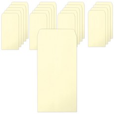 彩色直式信封, 20入, 象牙白