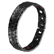 MONACO OLIVE Buzzi 鍺健康手鍊 黑色, 1個