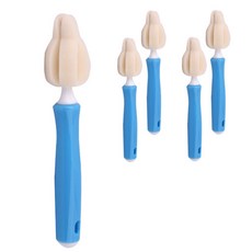 아이조아 젖꼭지 세척솔, 5개, 블루