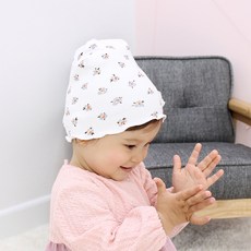 ALOHAJ 嬰兒無簷印花帽