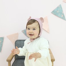 ALOHAJ 嬰兒小熊耳朵造型帽