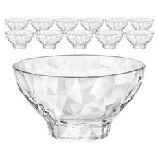 Bormioli 迷你鑽石甜點碗 220ml, 1套, 透明