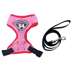 심플 고양이 하네스, 핑크, 1개