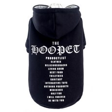 ECODY 貓咪專用文字印花連帽連身衣, 混色