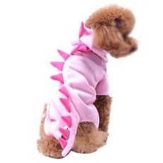 ecody 狗狗 & 貓咪 恐龍造型服, 粉紅色