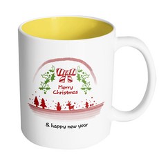 hand FACTORY 插圖文字印花馬克杯 330ml, 1個, 內黃