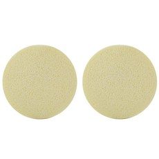 圓形潔顏粉撲, 單色, 2件