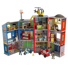 키드크래프트 히어로 우든 플레이 세트 역할놀이 완구, 혼합 색상, 1개