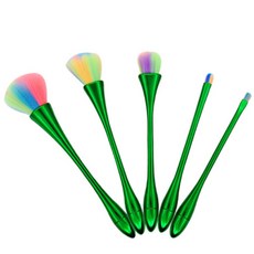 노랜드 개미허리 브러쉬 5종 세트, 그린, 1개