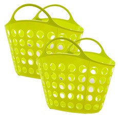 河綠色浴籃綠色, 2件