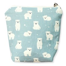 도트레코드 아이약 방수 파우치 지퍼형, 강아지(블루)