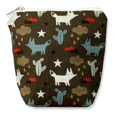 도트레코드 아이약 방수 파우치 지퍼형, 북유럽폭스(브라운)