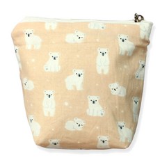 도트레코드 아이약 방수 파우치 지퍼형, 강아지(베이지)