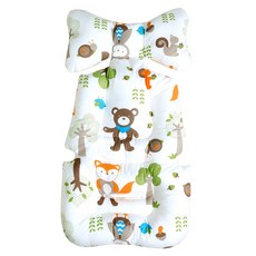 lieto 汽車座椅墊, 熊與狐狸款, 1入