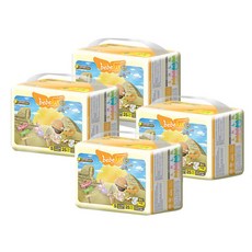 베베룩스 일라스틱 핏 밴드형 기저귀 남여공용, 소형(S), 100매