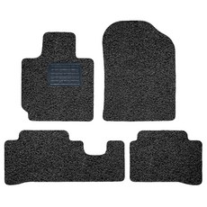 순수 코일 카매트 일반형 4P, 기아 올뉴모닝 일반페달 2011년1월 ~ 2016년12월, 올블랙