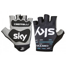 카스텔리 2017 남성용 팀스카이 루베 자전거장갑, 1개