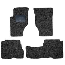 순수 코일 카매트 일반형 4P, 기아 구 쏘렌토 2002~2009.3, 올블랙