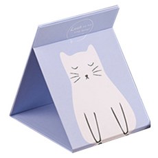 이코디 캣 앤 베어 메이크업 거울 15 x 21 cm, 랜덤 발송, 1개