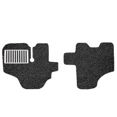 SOONSOO 汽車腳踏墊 黑色, Chevrolet Damas2(2入)