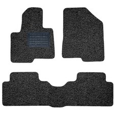 순수 코일 카매트 일반형, 현대 산타페DM (2열고리X) (2012.4~2015.5) (3P), 올블랙