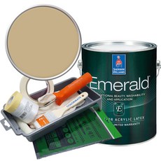 셔윈윌리암스 에메랄드 페인트 1L세트, SW6136 Harmonic Tan, 1L, 1개