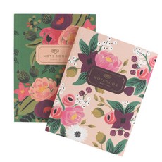 라이플페이퍼 VINTAGE BLOSSOMS 노트 2p 세트, 혼합 색상, 1세트