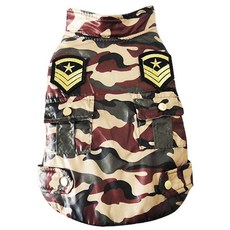 ECODY 寵物專用迷彩圖案連身衣, 混色