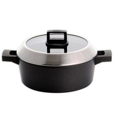 WOLL 雙耳鑄鐵湯鍋+不鏽鋼玻璃鍋蓋, 混色, 24cm