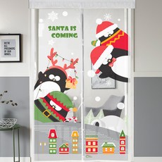 ALTTEURI EVA玄關門用防風塑膠布 透明, 哈囉企鵝