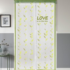 ALTTEURI 印花防風半透明門簾, 愛情樹