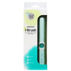 페리오 I-brush 디자인 포켓 음파진동 칫솔, Fresh Greenery, 1개