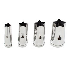 KY 裝飾框星星套組 No. 1 ~ No. 4, 1套, 單色