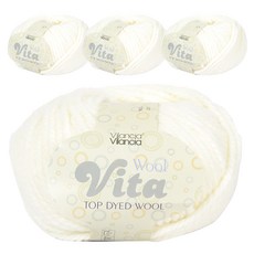 YEONIL 素色粗針織線, 1 Milk, 4捆