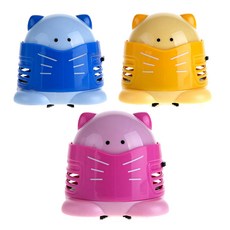 貓咪桌面迷你吸塵器 多色 3入, 單品