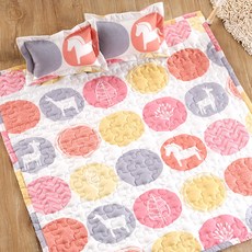 슈에뜨룸 유아 순면 누빔패드 밤비, 핑크, 1개