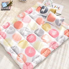 CHOUETTROOM 圓點圖案睡墊, 粉色, 1入