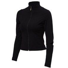 Soleil 開衩運動拉鍊外套