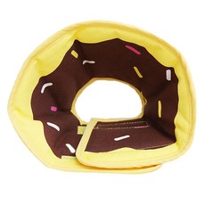 아울리빙 큐티펫 반려동물 상콤과일 깔대기 넥칼라 옐로우 L, 1개