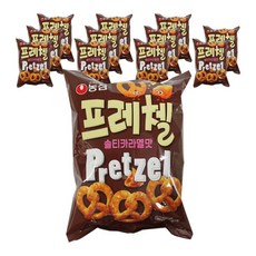 농심 프레첼 솔티카라멜맛, 160g, 12개