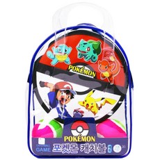 포켓몬스터 가방형 캐치볼세트, 혼합 색상, 1개