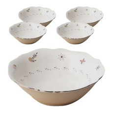 L.loom Fleur多功能碗 直徑14cm, 混色, 5件