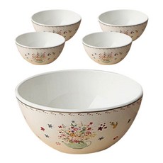 L.loom Fleur 大碗 5入, 1個, 混合顏色
