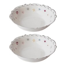 L.loom Fleur多功能碗 直徑23cm, 混色, 2件