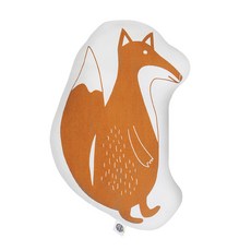 Natura Organic 孩童狐狸造型靠枕, 棕色