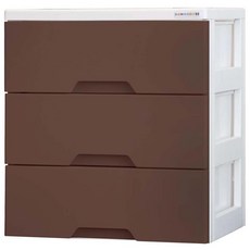 보노하우스 코지 모던 체스트 서랍장, 브라운, 3단